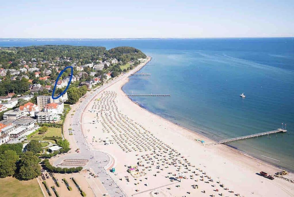 3Sz Penthaus Luna Am Sandstrand Mit Meerblick & Balkon 뤼베크 외부 사진