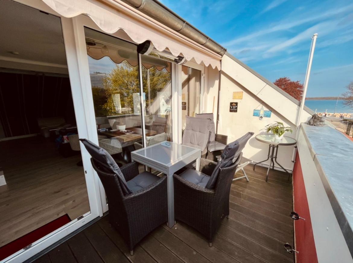 3Sz Penthaus Luna Am Sandstrand Mit Meerblick & Balkon 뤼베크 외부 사진